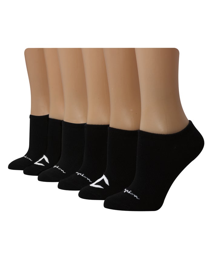 Calcetines Champion Mujer - Super No-Show Multi Logo 6-Pairs ( Negras ) 5623401-TY